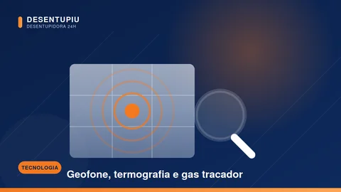 Caça vazamento sem quebrar: como funciona