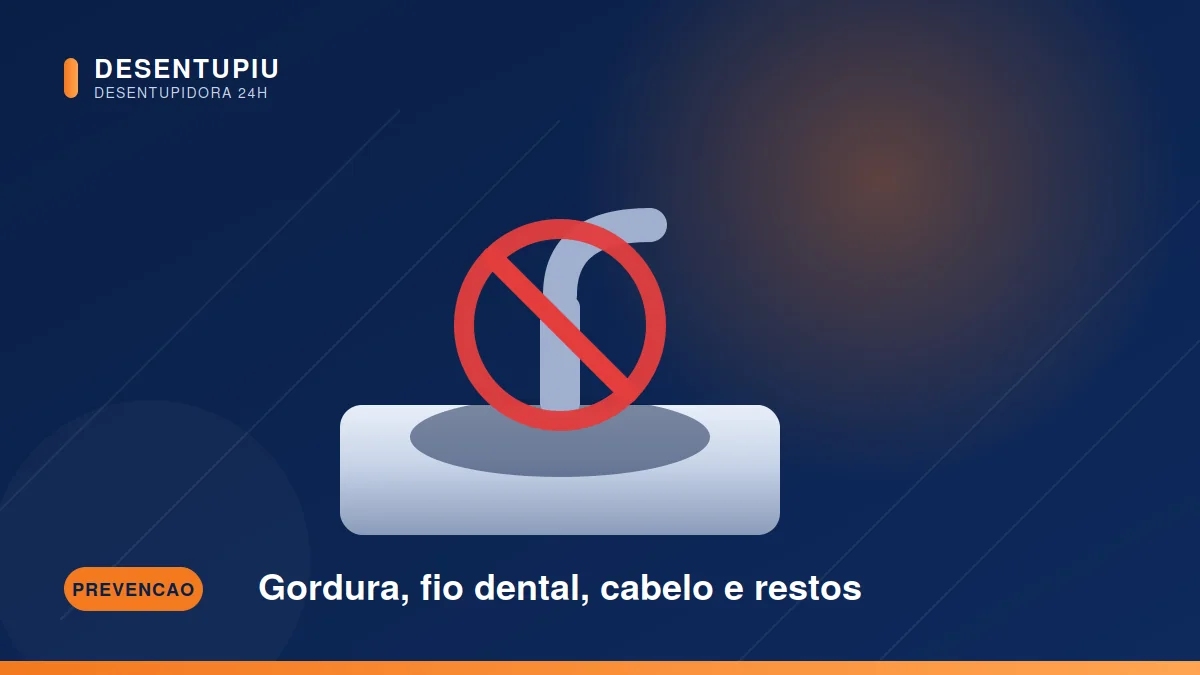 10 coisas que você não deve jogar na pia — Desentupiu, desentupidora 24h no interior de SP